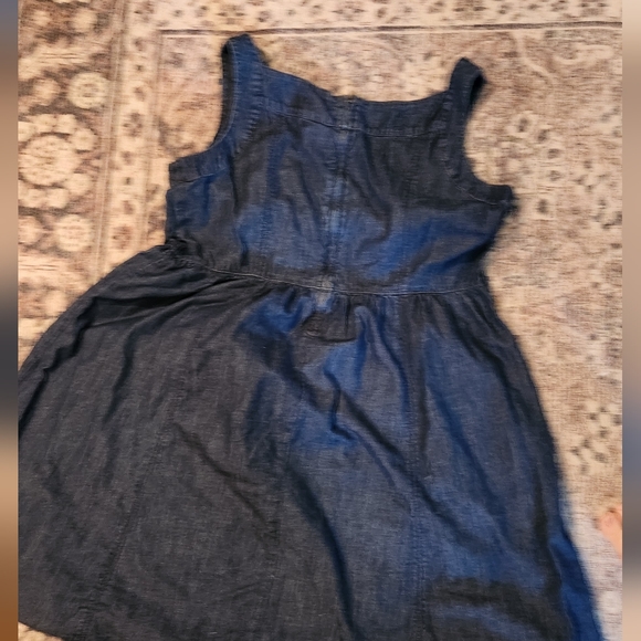 Denim fit and flare dress - Picture 2 of 3